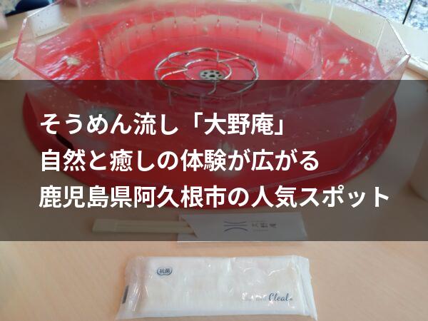 そうめん流し「大野庵」_アイキャッチテキスト
