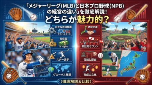 「メジャーリーグ（MLB）と日本プロ野球（NPB）の経営の違い」