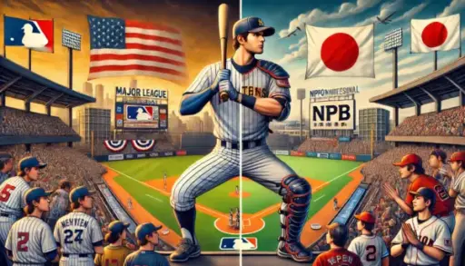 「メジャーリーグ（MLB）と日本プロ野球（NPB）ここが違う10選！」日米の特徴