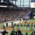 WBC2023 日本対米国試合前セレモニー