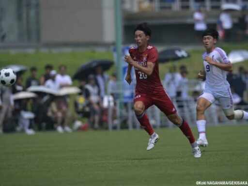 流通経済大柏高校のFW大藤颯太選手
