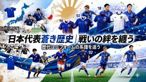 日本代表ユニフォーム歴代デザイン史｜