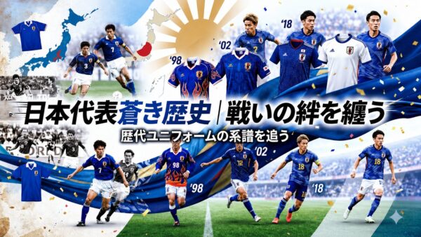 日本代表ユニフォーム歴代デザイン史|