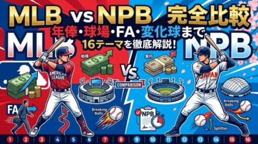 MLB vs NPB完全比較